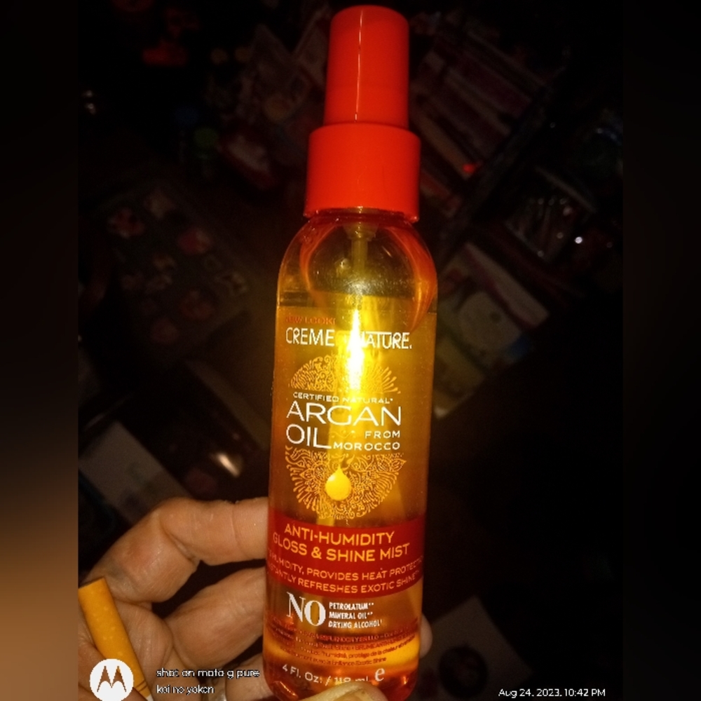 🐼🐼Creme of Nature Argan Oil Anti-Humidity Gloss & Shine Mist Hair Glosses -NWT - Picture 6 of 6